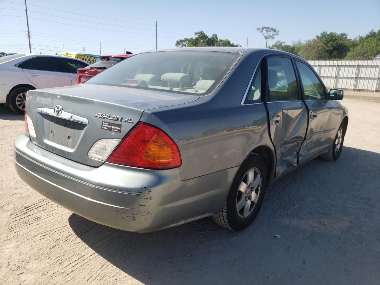 Photo 4 from auction – 2001 TOYOTA AVALON XL with VIN 4T1BF28B31U146875
