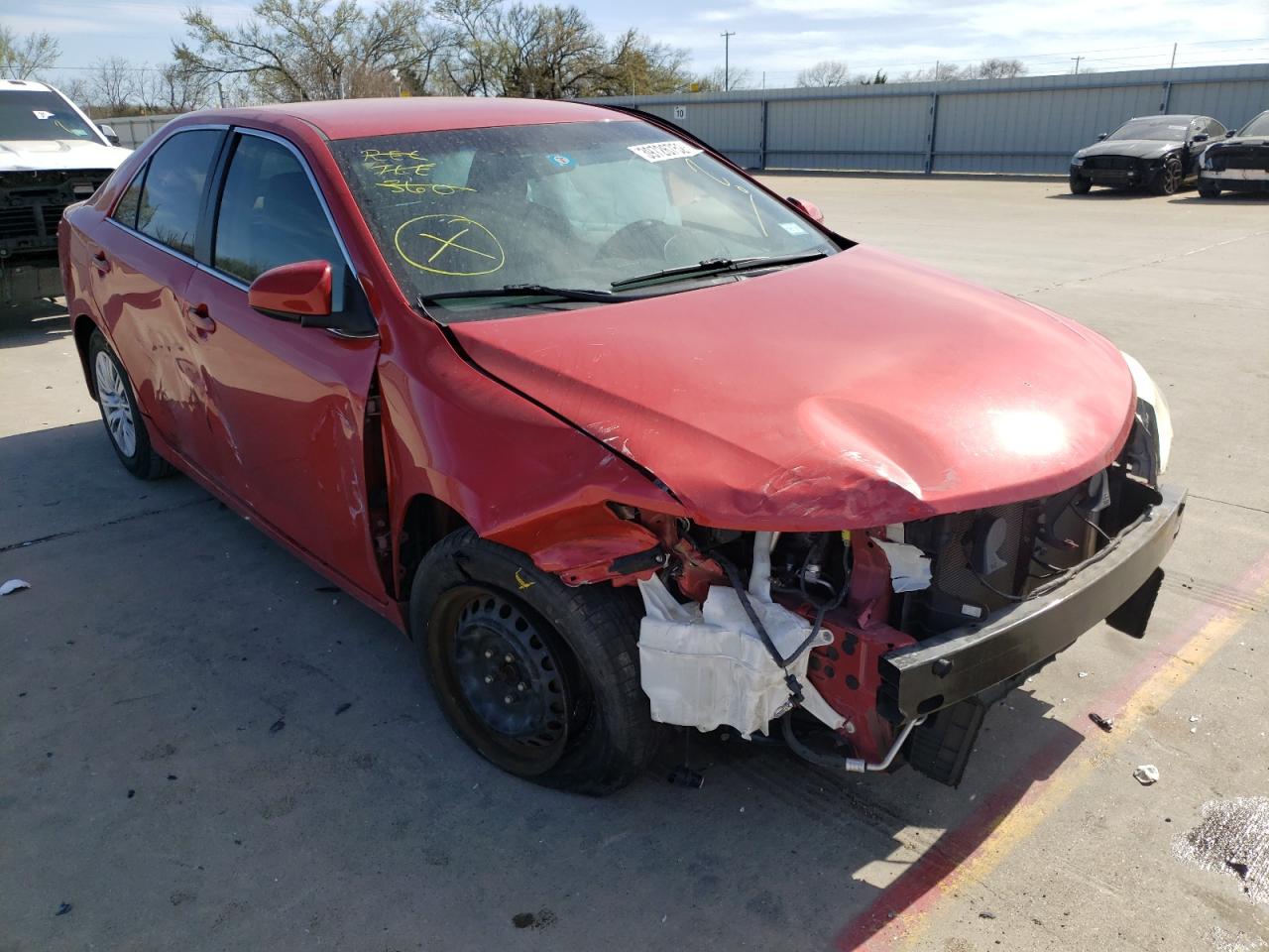 TOYOTA CAMRY L/ 2012 with VIN 4T1BF1FK2CU531344 - Photo from auction