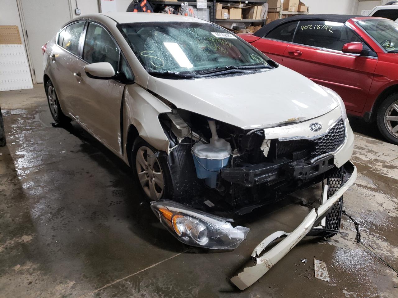 KIA FORTE LX 2015 with VIN KNAFK4A63F5364081 - Photo from auction