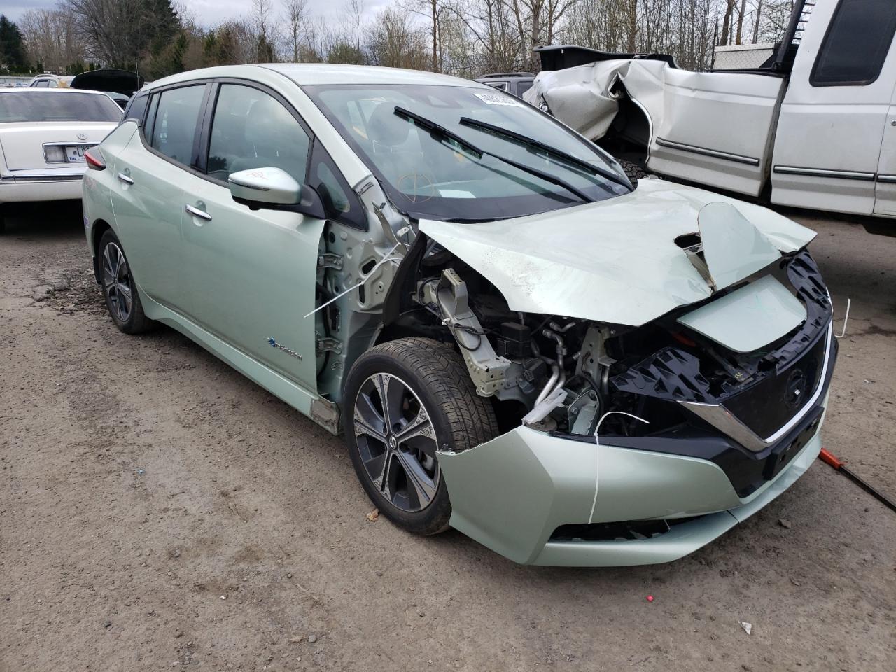 NISSAN LEAF S 2019 with VIN 1N4AZ1CP7KC305964 - Photo from auction