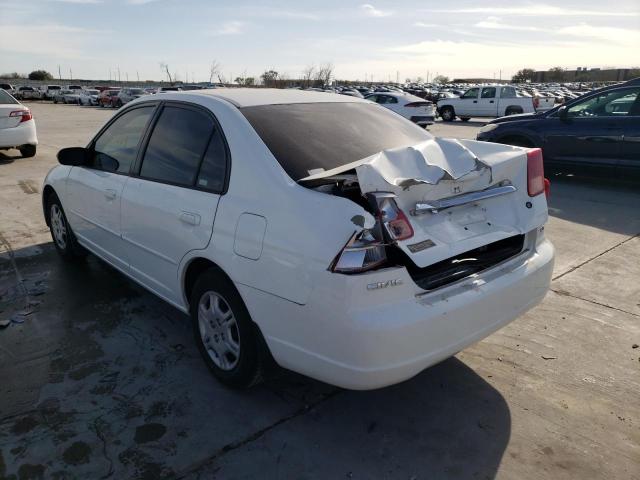 Photo 3 from auction – 2002 HONDA CIVIC with VIN 1HGES15632L075085