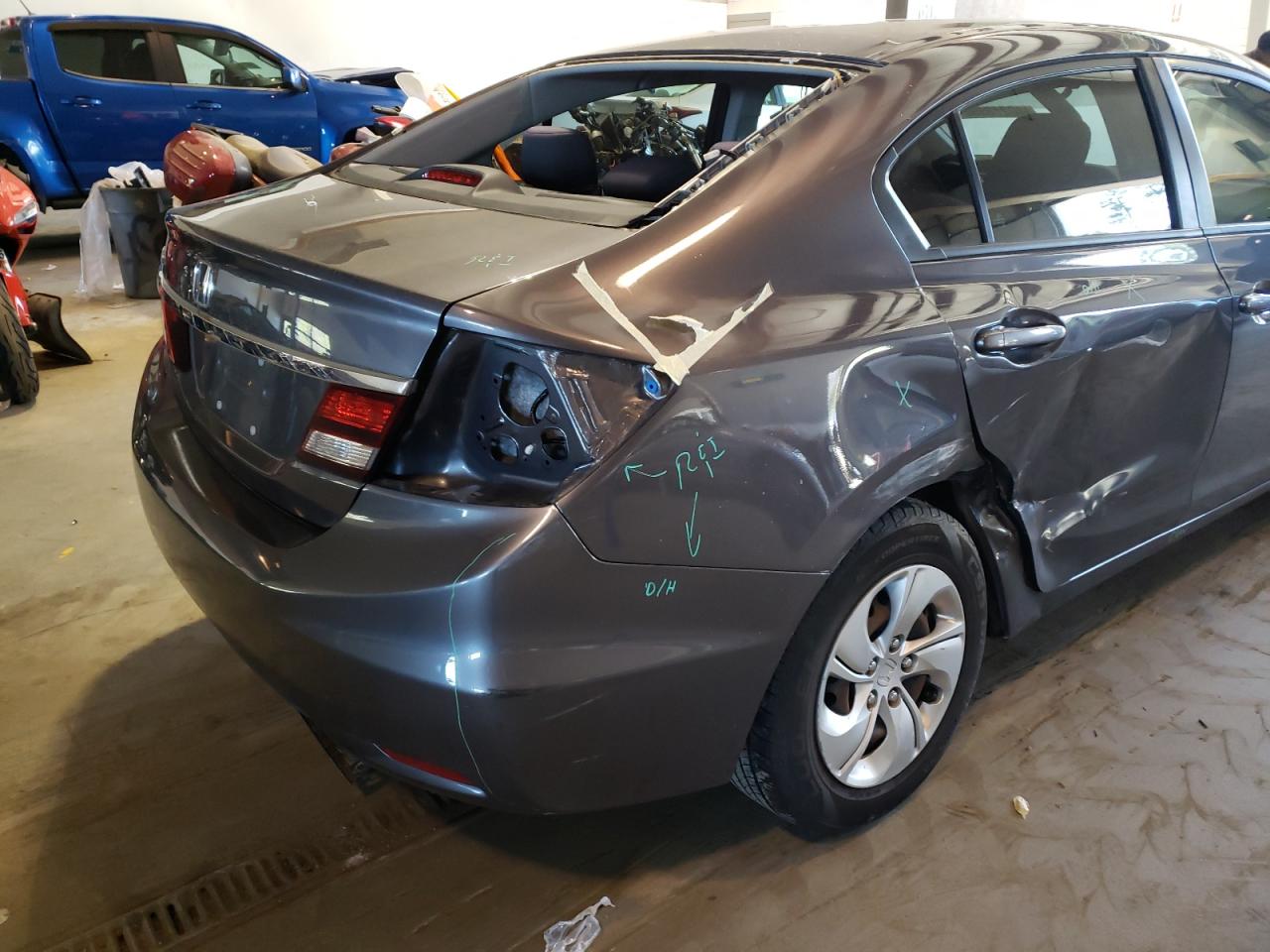 صورة رقم 9 من المزاد - 2014 HONDA CIVIC LX مع VIN 19XFB2F55EE226567