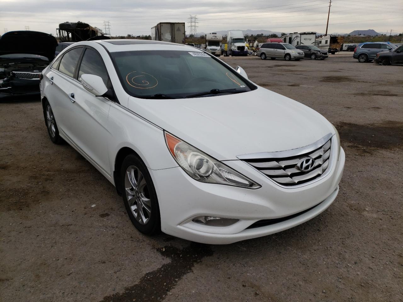 HYUNDAI SONATA SE 2011 with VIN 5NPEC4AC9BH222085 - Photo from auction