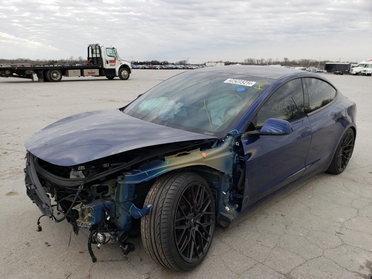 Photo 2 from auction – 2019 TESLA MODEL 3 with VIN 5YJ3E1EB9KF477657