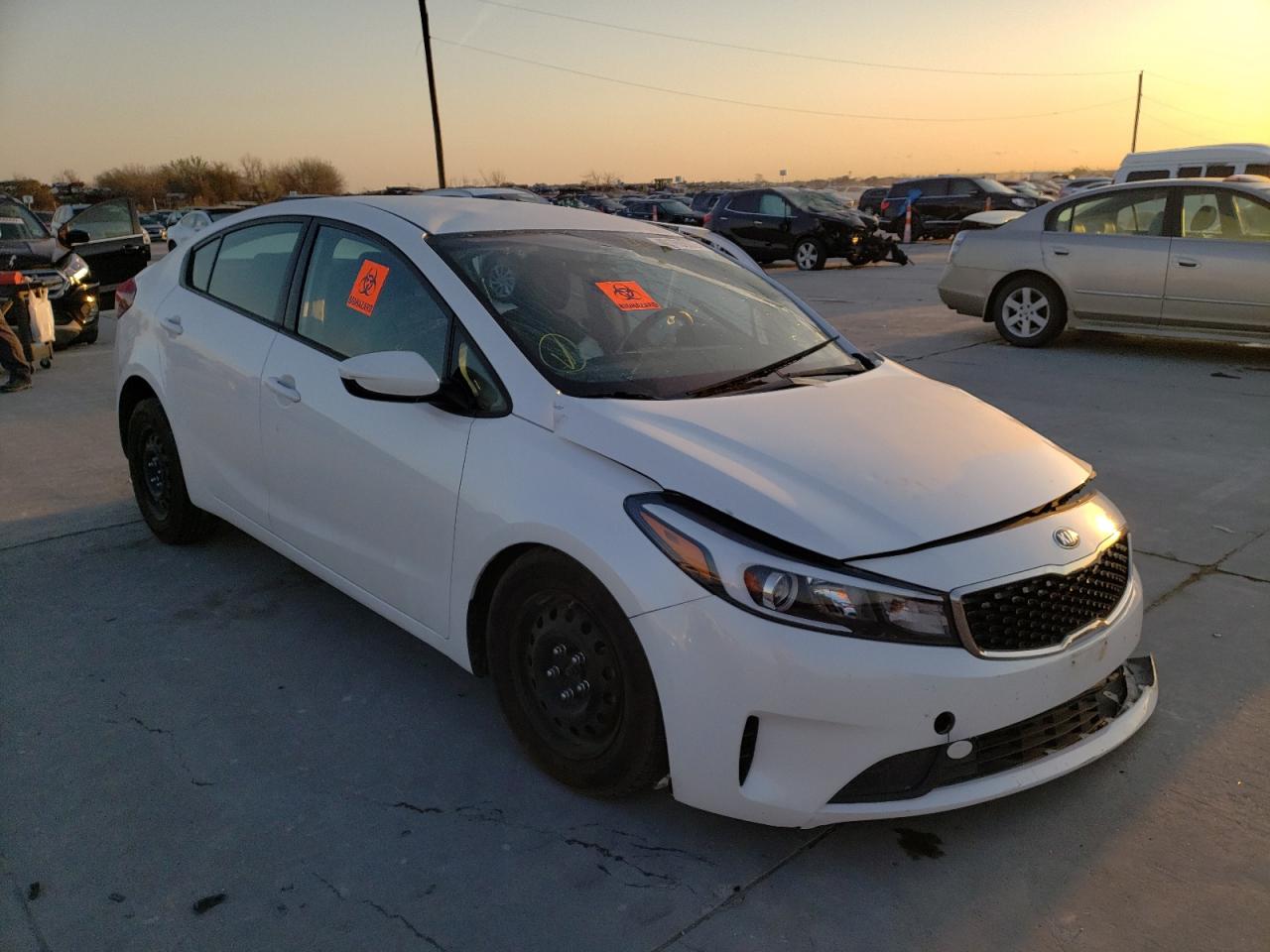 KIA FORTE LX 2017 with VIN 3KPFL4A79HE014082 - Photo from auction