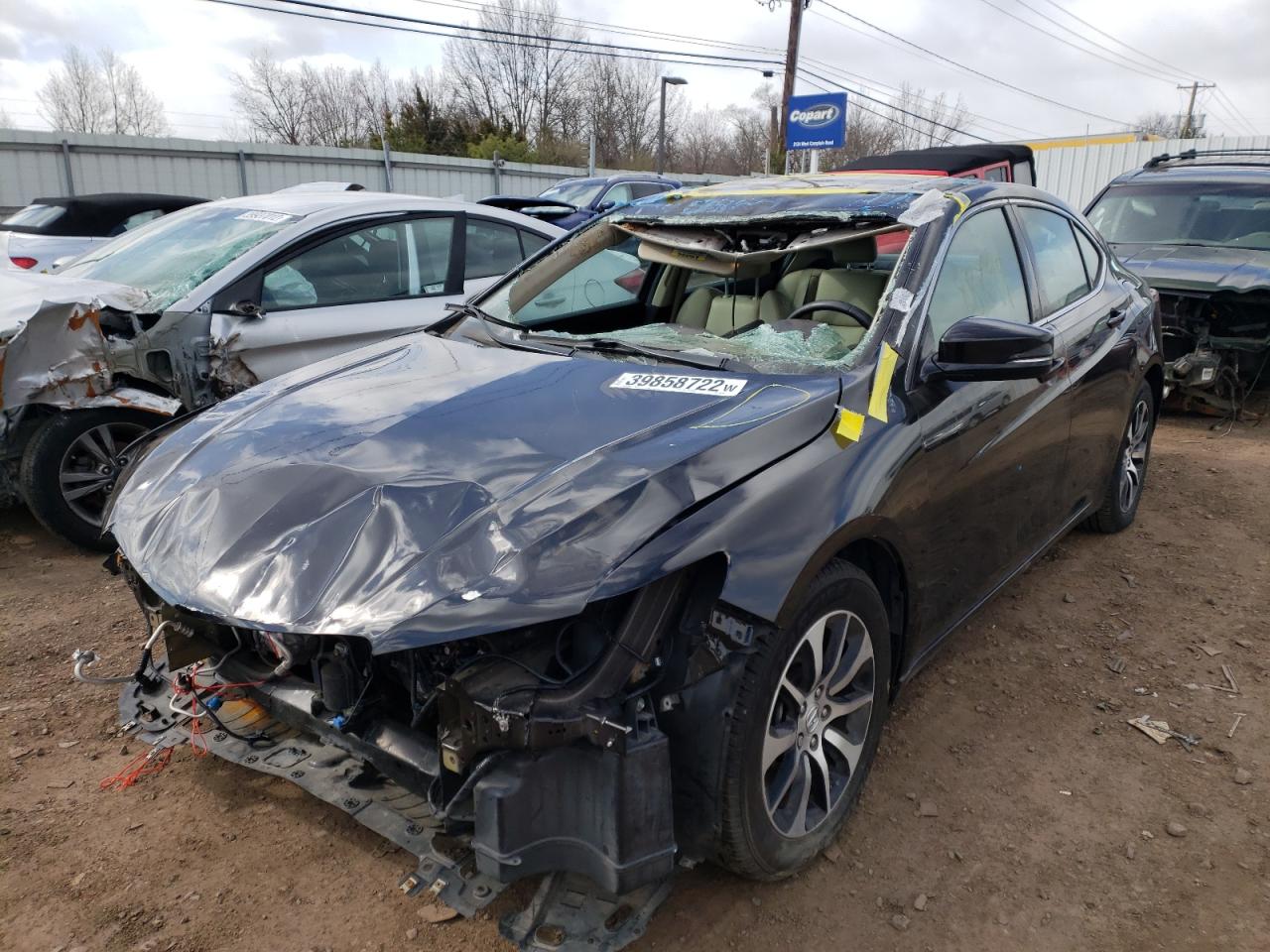 Photo 2 from auction – 2015 ACURA TLX with VIN 19UUB1F31FA019423
