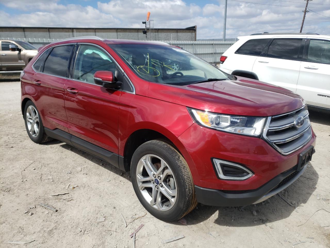 FORD EDGE TITAN 2016 with VIN 2FMPK3K97GBB92723 - Photo from auction