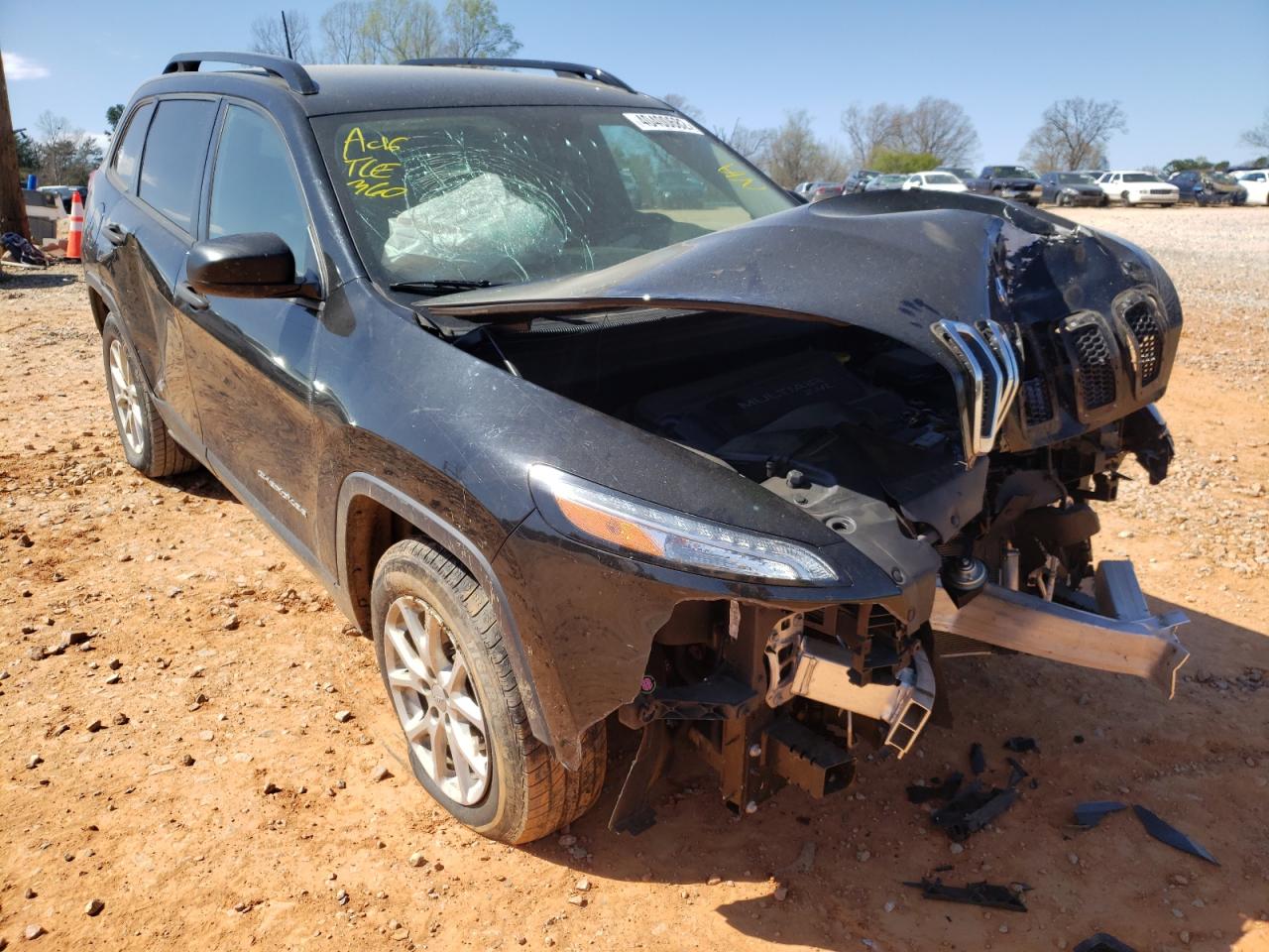 JEEP CHEROKEE S 2017 with VIN 1C4PJLAB1HW640482 - Photo from auction