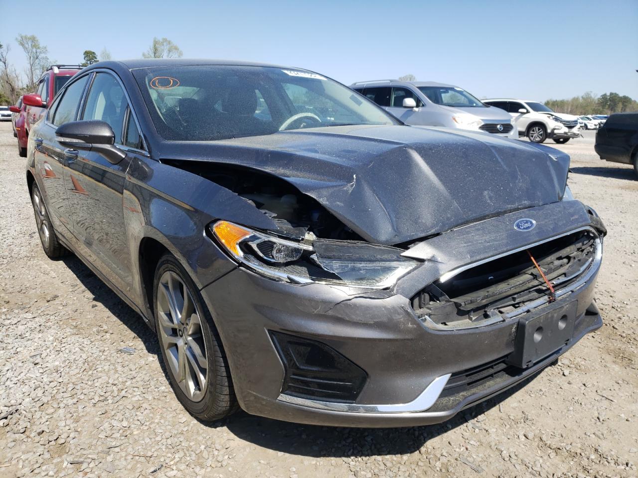 FORD FUSION SEL 2019 with VIN 3FA6P0CDXKR141963 - Photo from auction