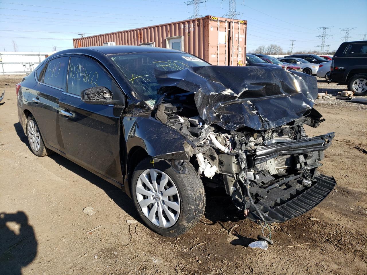 Photo 1 from auction – 2019 NISSAN SENTRA S with VIN 3N1AB7AP6KY252995