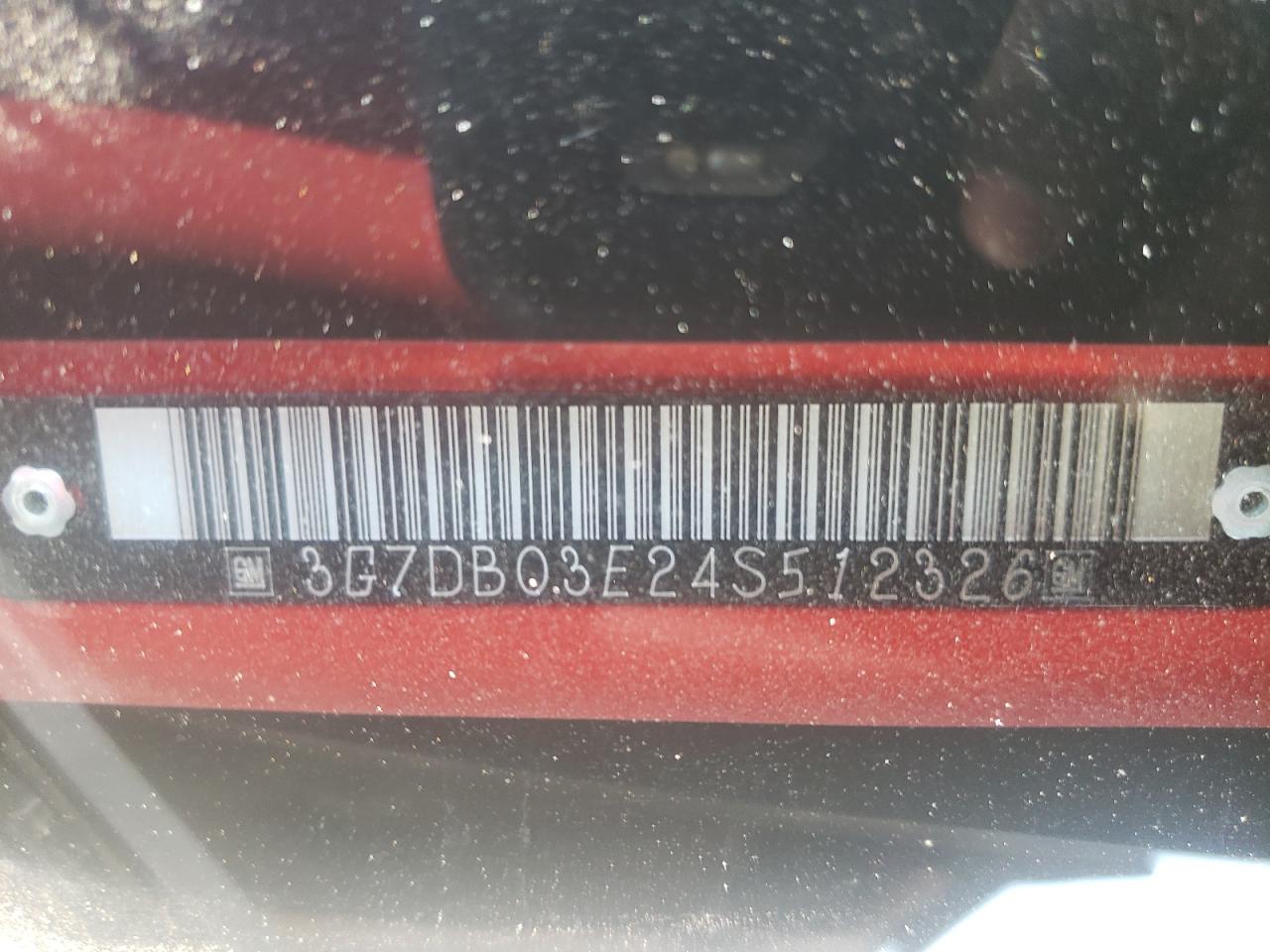 Photo 10 from auction – 2004 PONTIAC AZTEK with VIN 3G7DB03E24S512326