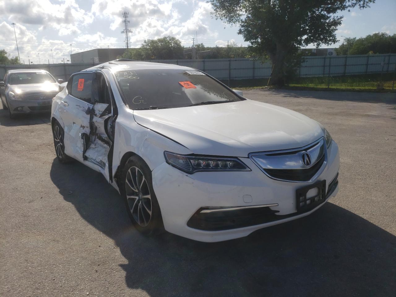 ACURA TLX TECH 2016 with VIN 19UUB3F54GA000265 - Photo from auction