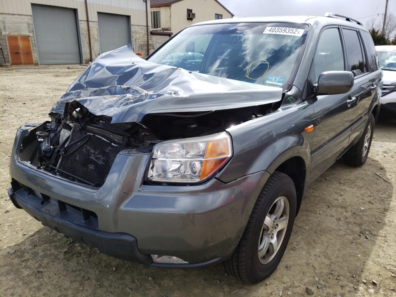 Photo 2 from auction – 2007 HONDA PILOT EX with VIN 5FNYF184X7B023408