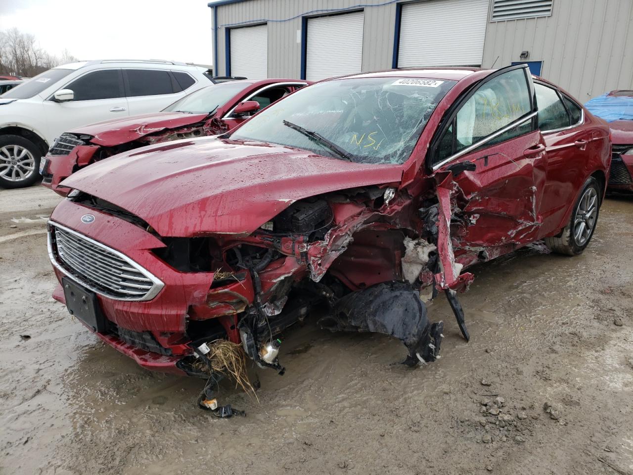 Photo 2 from auction – 2017 FORD FUSION SE with VIN 3FA6P0H7XHR403704