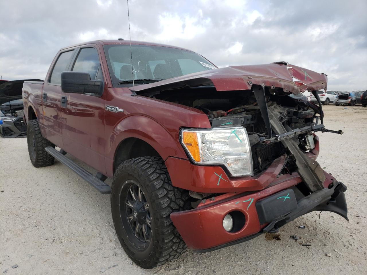 FORD F150 SUPER 2014 with VIN 1FTFW1EF7EKD90652 - Photo from auction