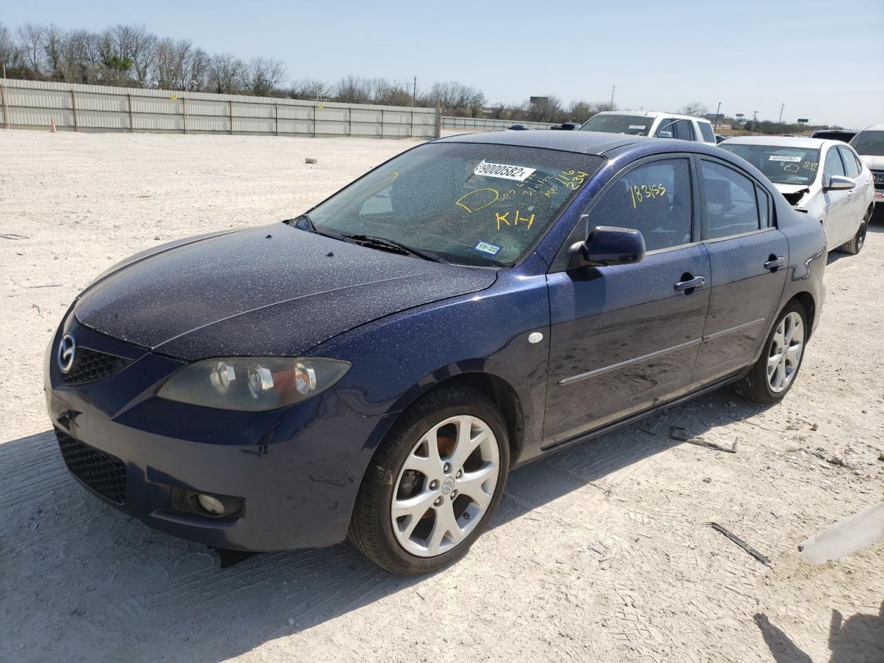 Photo 2 from auction – 2008 MAZDA 3 I with VIN JM1BK32F681116234