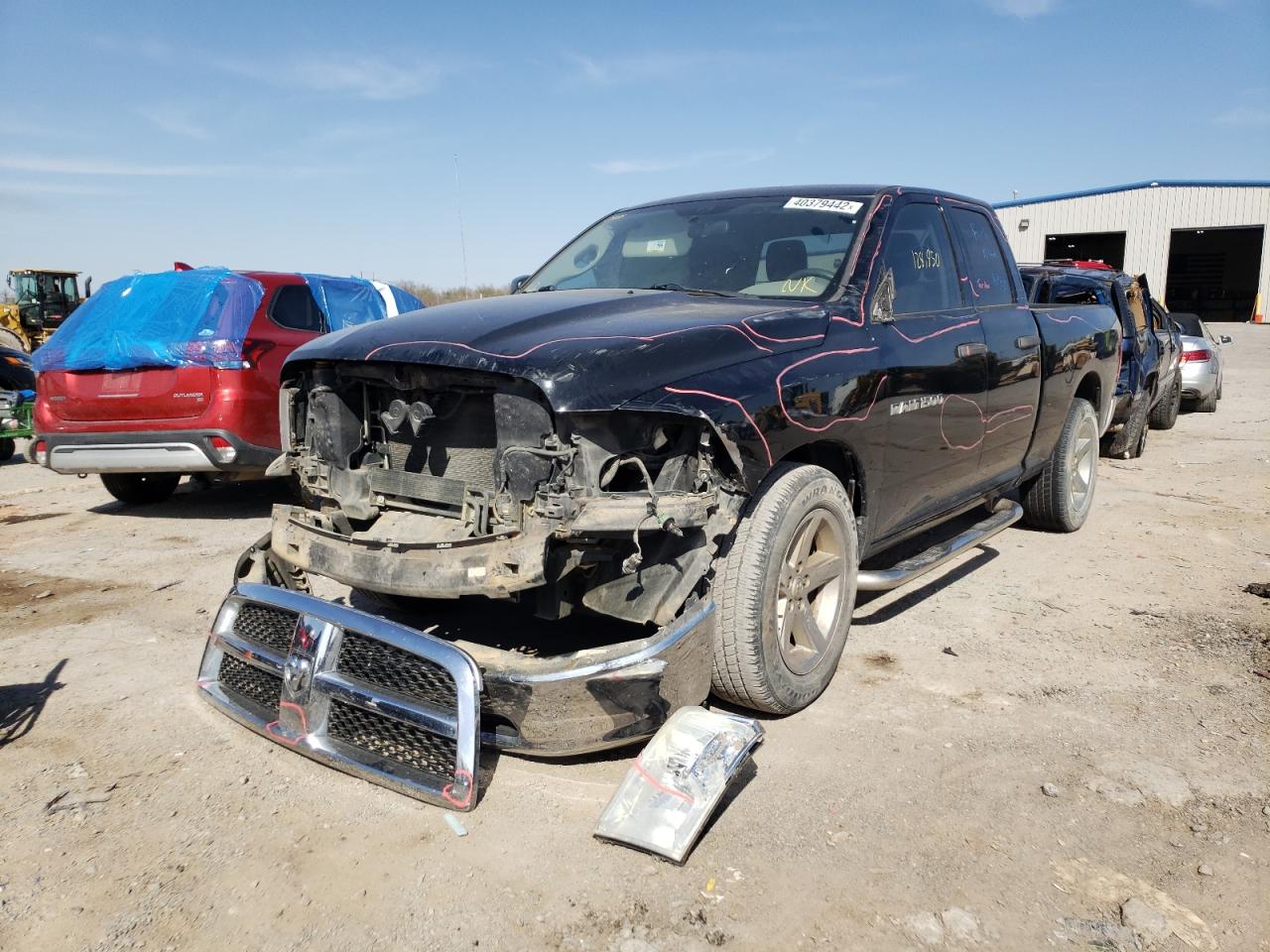 Photo 2 from auction – 2011 DODGE RAM 1500 with VIN 1D7RB1GP2BS703638