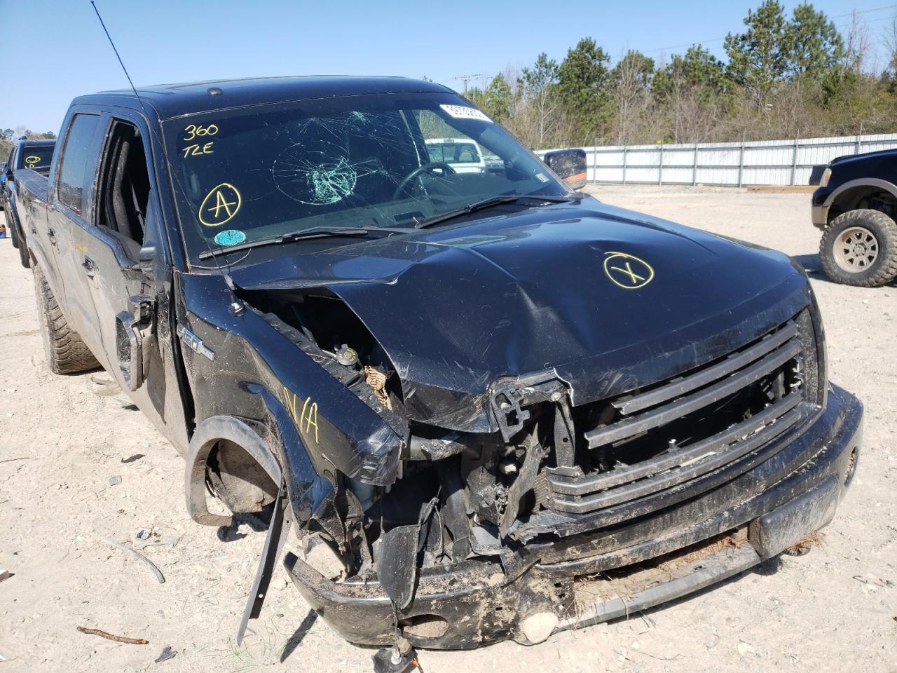 FORD F150 SUPER 2012 with VIN 1FTFW1EF0CFB90993 - Photo from auction