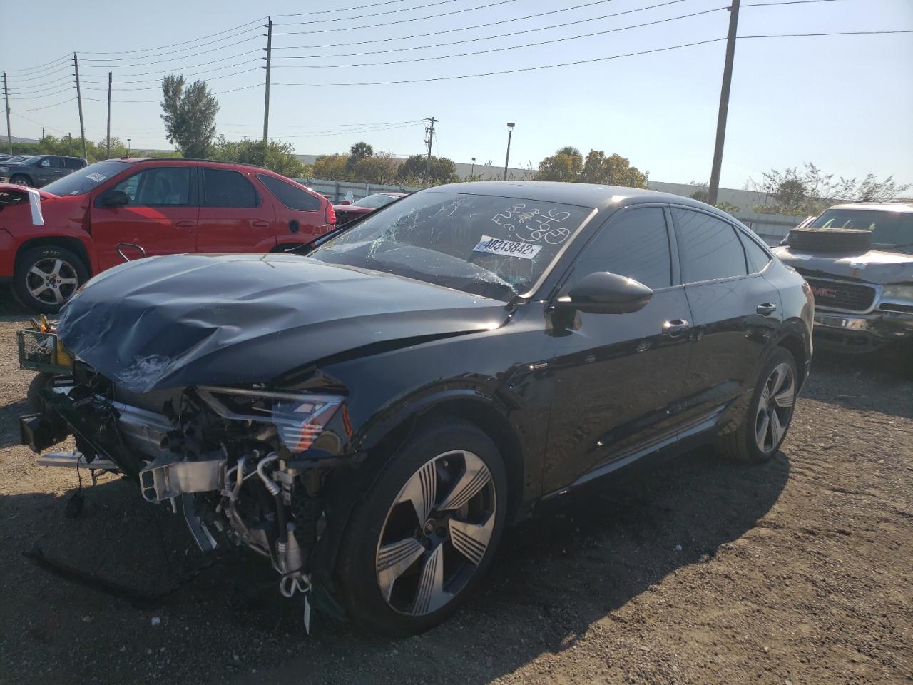 Photo 2 from auction – 2021 AUDI E-TRON SPO with VIN WA13AAGE1MB026645