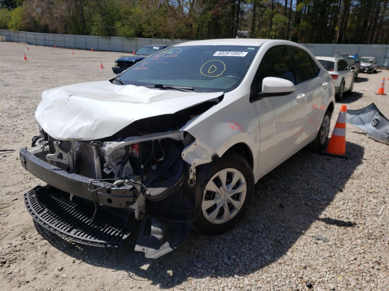 Photo 2 from auction – 2016 TOYOTA COROLLA L with VIN 5YFBURHE6GP458952