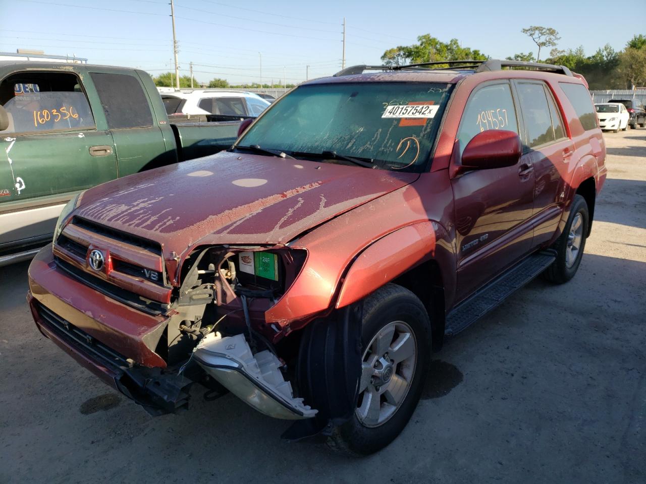 Photo 2 from auction – 2005 TOYOTA 4RUNNER LI with VIN JTEBT17R358026316