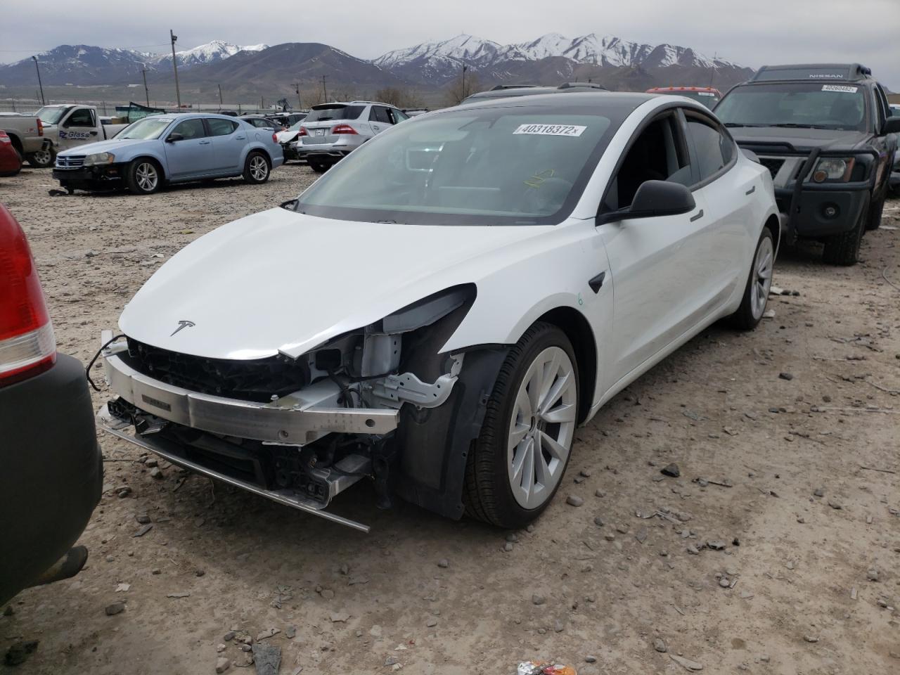 Photo 2 from auction – 2021 TESLA MODEL 3 with VIN 5YJ3E1EA3MF849195