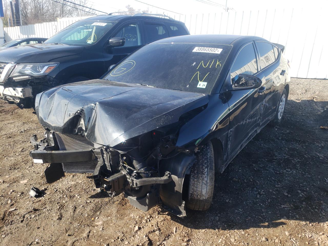 Photo 2 from auction – 2019 HYUNDAI ELANTRA SE with VIN 5NPD74LF3KH463549