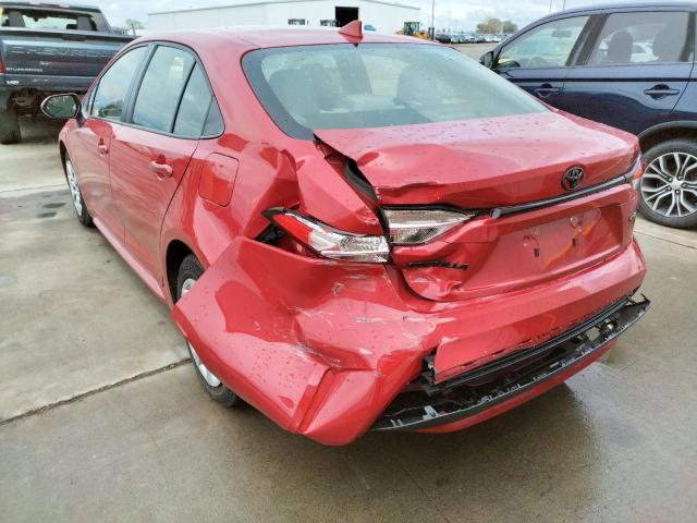Photo 3 from auction – 2021 TOYOTA COROLLA LE with VIN JTDEPMAE4MJ145898