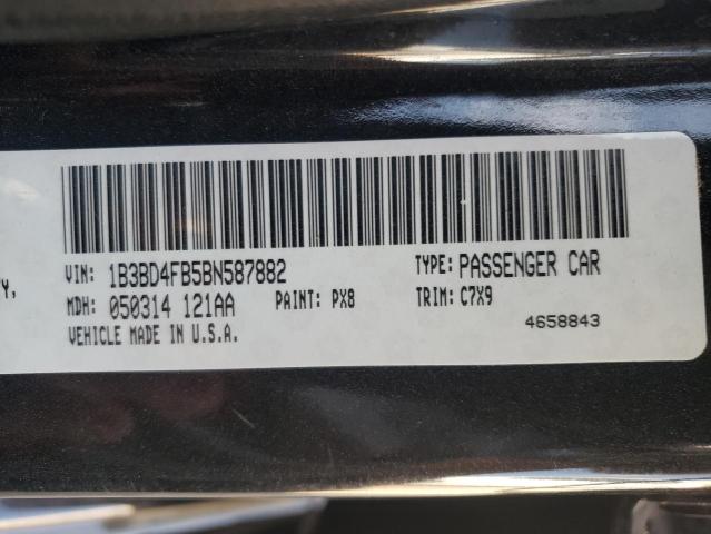 Photo 10 from auction – 2011 DODGE AVENGER EX with VIN 1B3BD4FB5BN587882