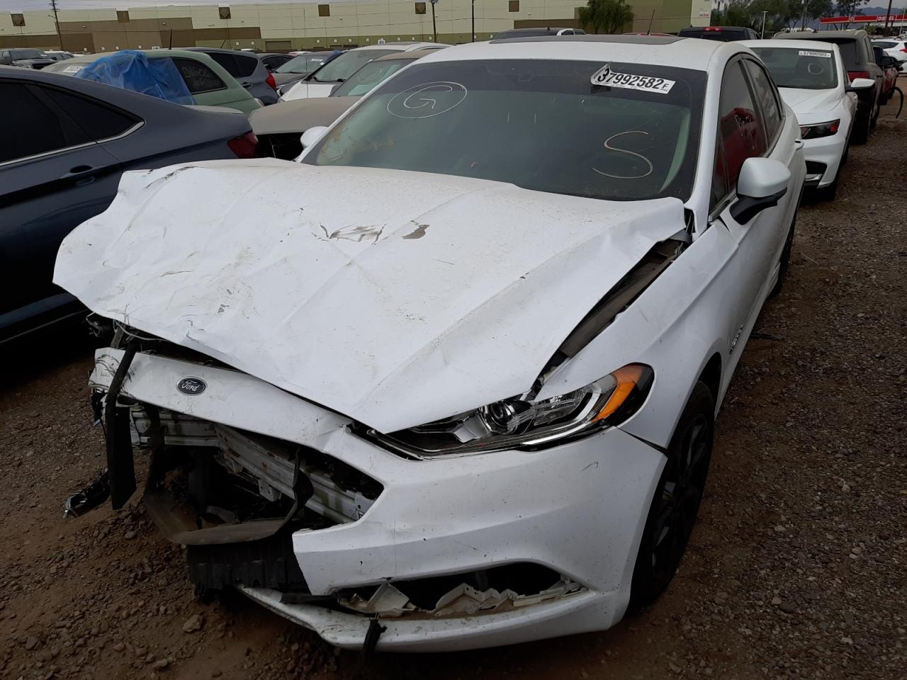 Photo 2 from auction – 2017 FORD FUSION SE with VIN 3FA6P0LU0HR232667