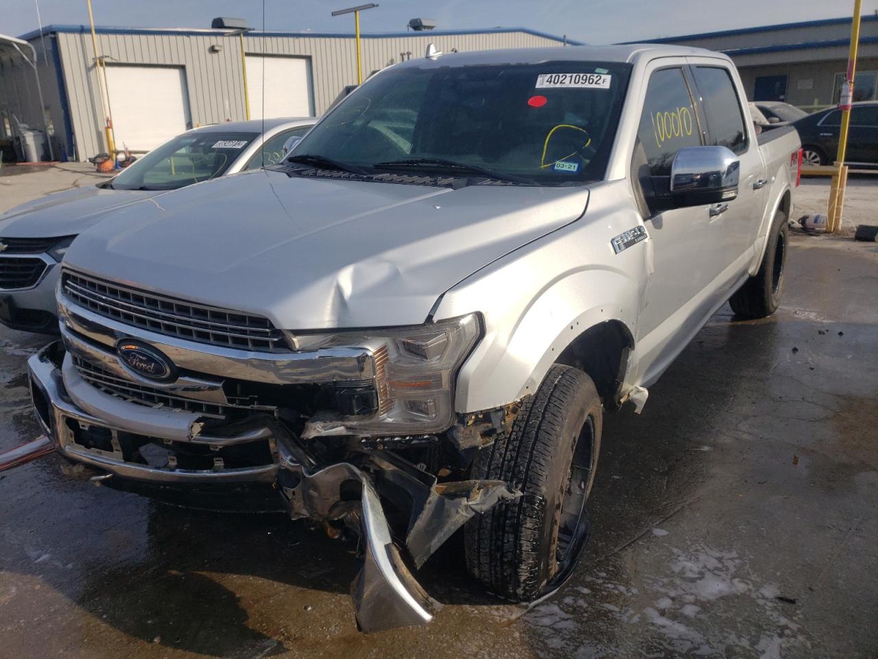 Photo 2 from auction – 2018 FORD F150 SUPER with VIN 1FTEW1E57JKE30158
