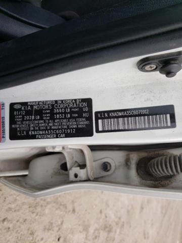 Фото 10 с аукциона – 2012 KIA RIO LX с VIN KNADM4A35C6071912