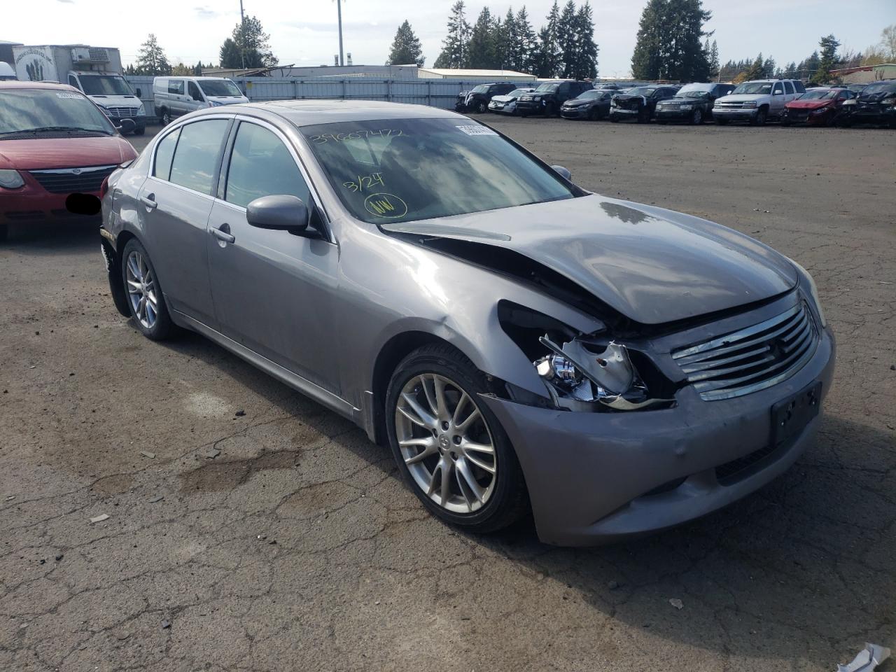 Photo 20 from auction – 2007 INFINITI G35 with VIN JNKBV61E27M703530