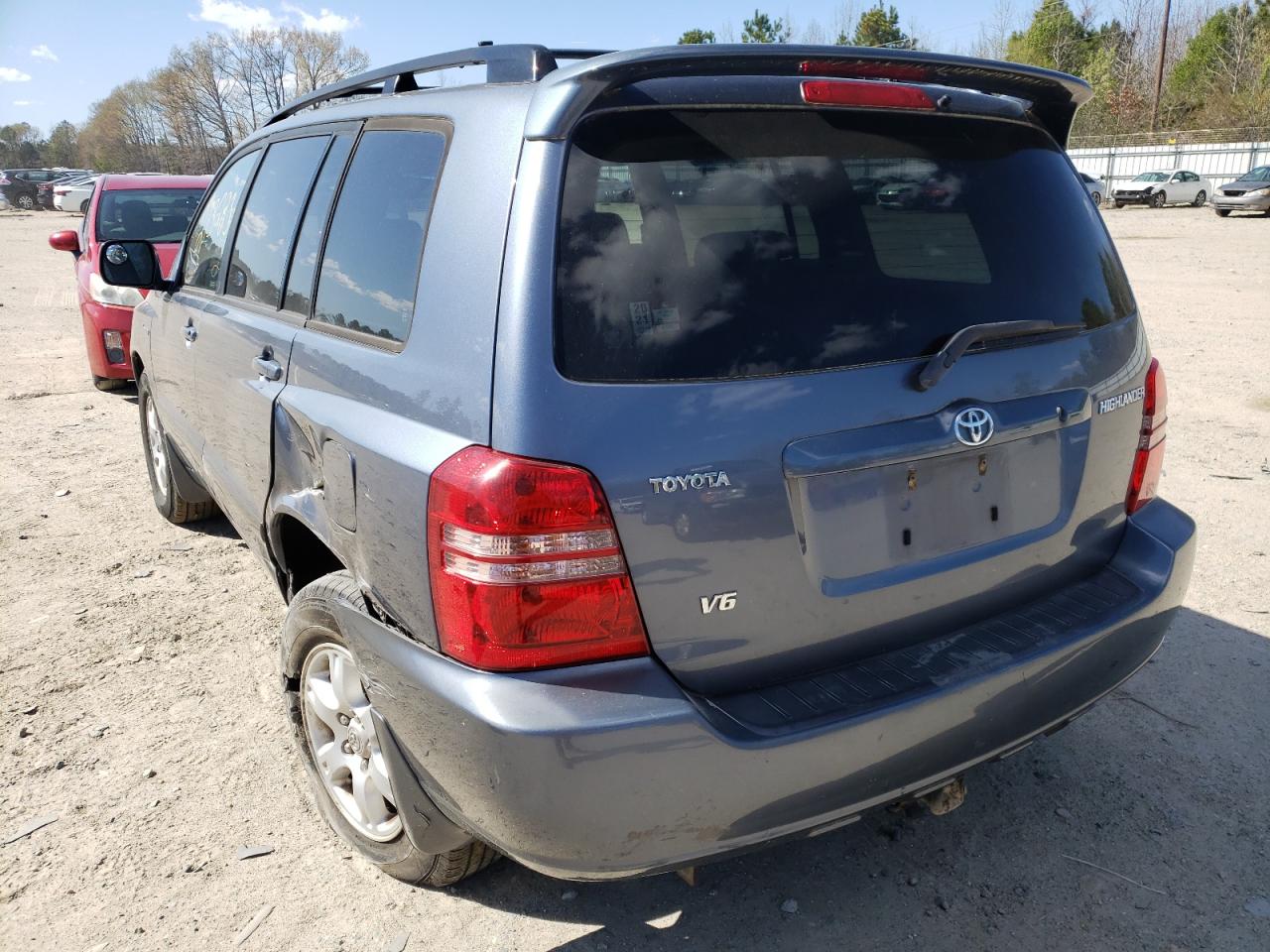 Photo 3 from auction – 2003 TOYOTA HIGHLANDER with VIN JTEGF21A230114629