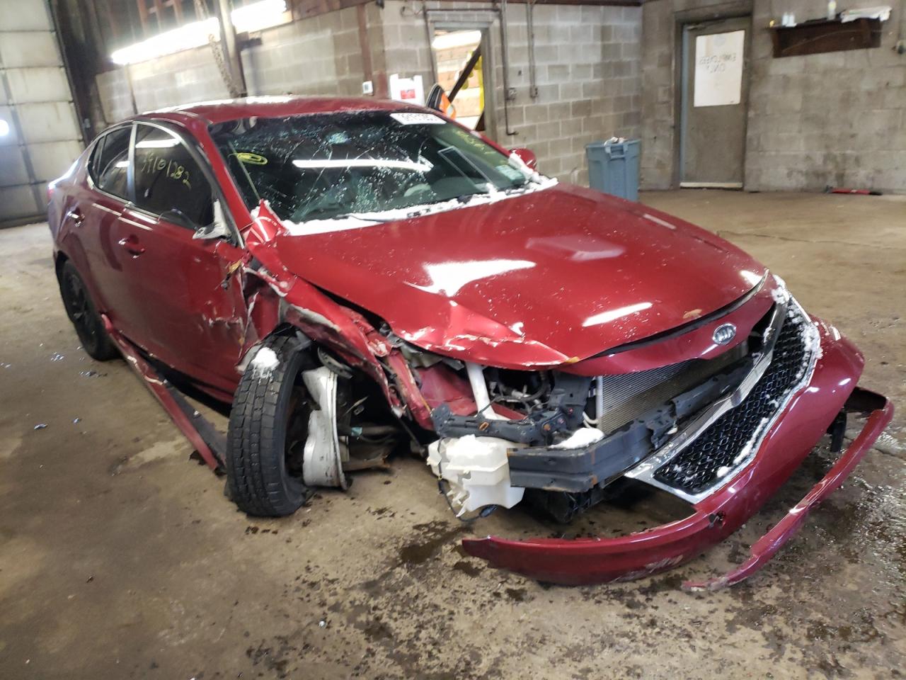 KIA OPTIMA LX 2011 with VIN KNAGM4A72B5073783 - Photo from auction