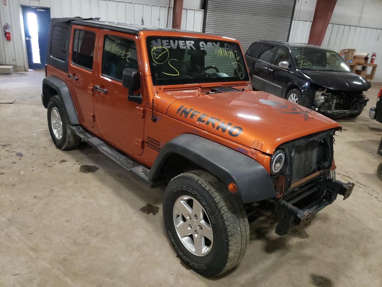 Photo 1 from auction – 2010 JEEP WRANGLER U with VIN 1J4BA3H11AL225607