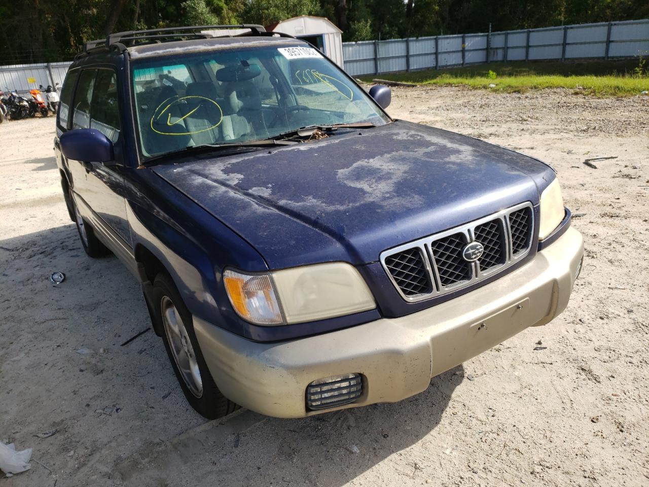 SUBARU FORESTER S 2001 with VIN JF1SF65581H732934 - Photo from auction