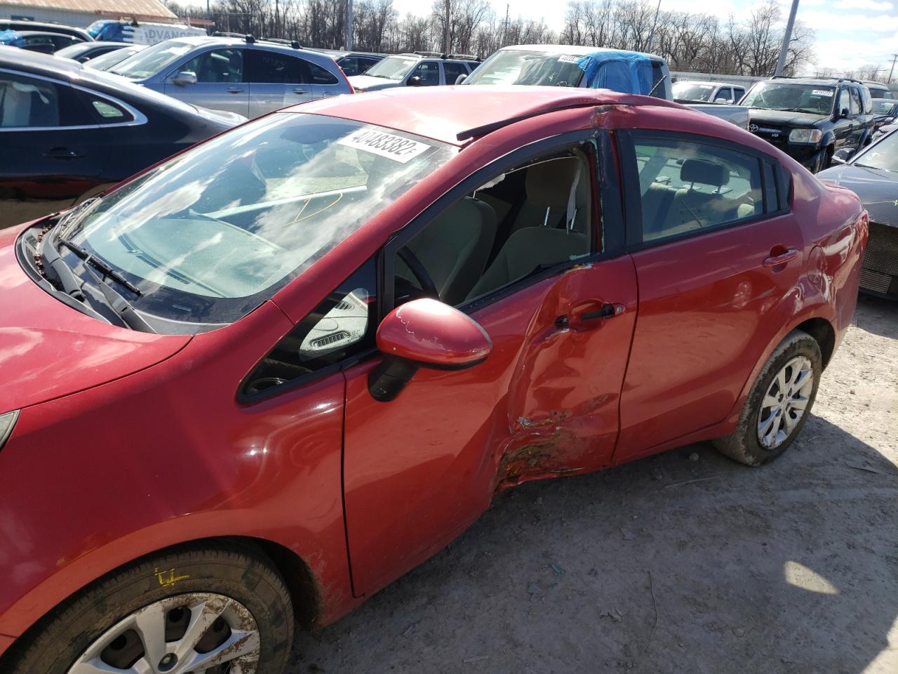 Photo 9 from auction – 2013 KIA RIO LX with VIN KNADM4A37D6251488