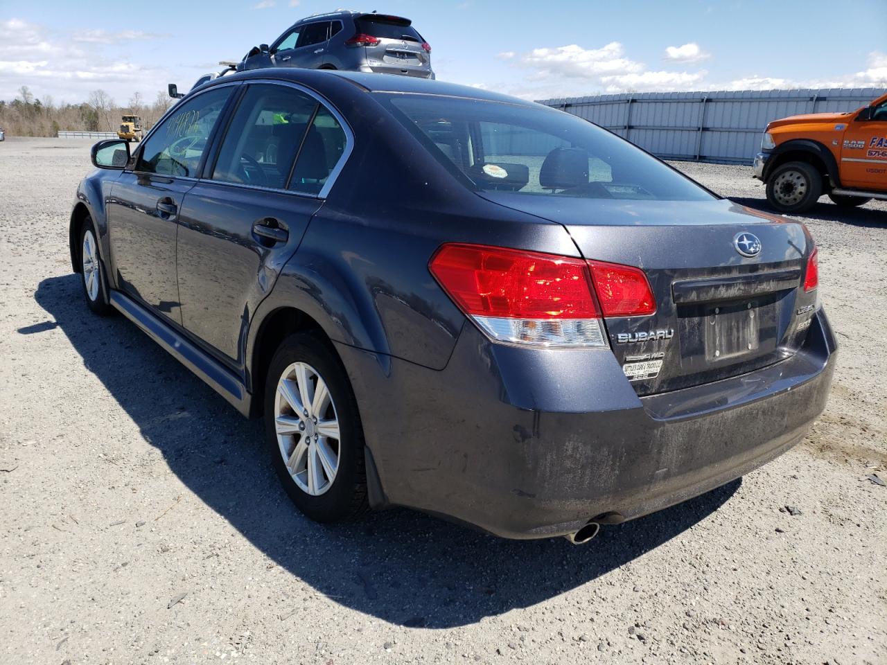 Photo 3 from auction – 2012 SUBARU LEGACY 2.5 with VIN 4S3BMBG61C3013488
