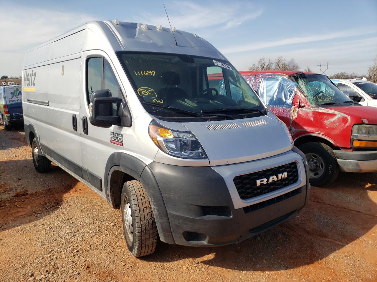 RAM PROMASTER 2020 with VIN 3C6TRVDG1LE111697 - Photo from auction