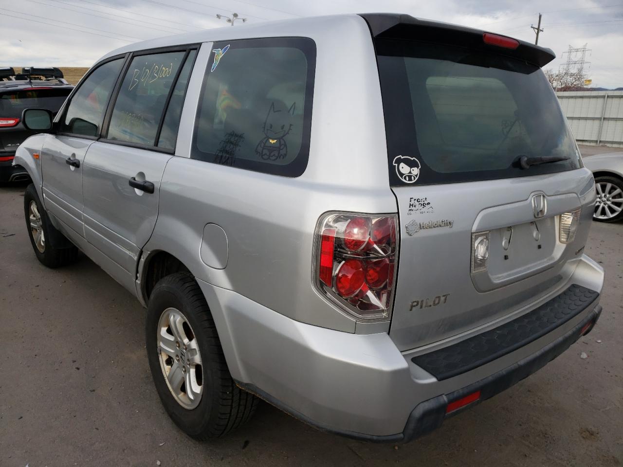 Photo 3 from auction – 2007 HONDA PILOT LX with VIN 5FNYF18127B021464