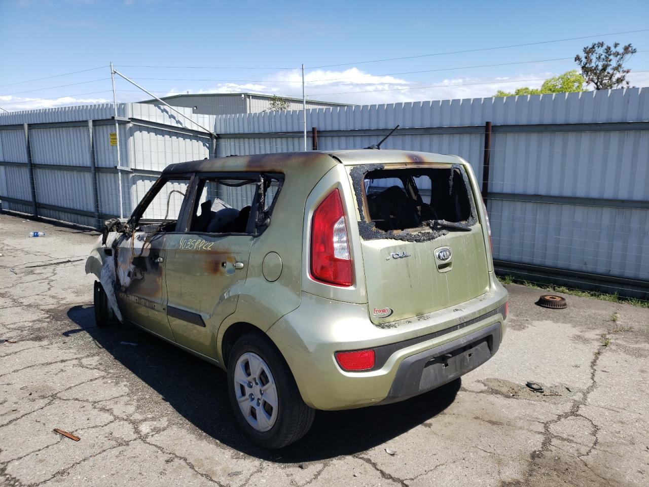 Photo 3 from auction – 2013 KIA SOUL with VIN KNDJT2A54D7626259