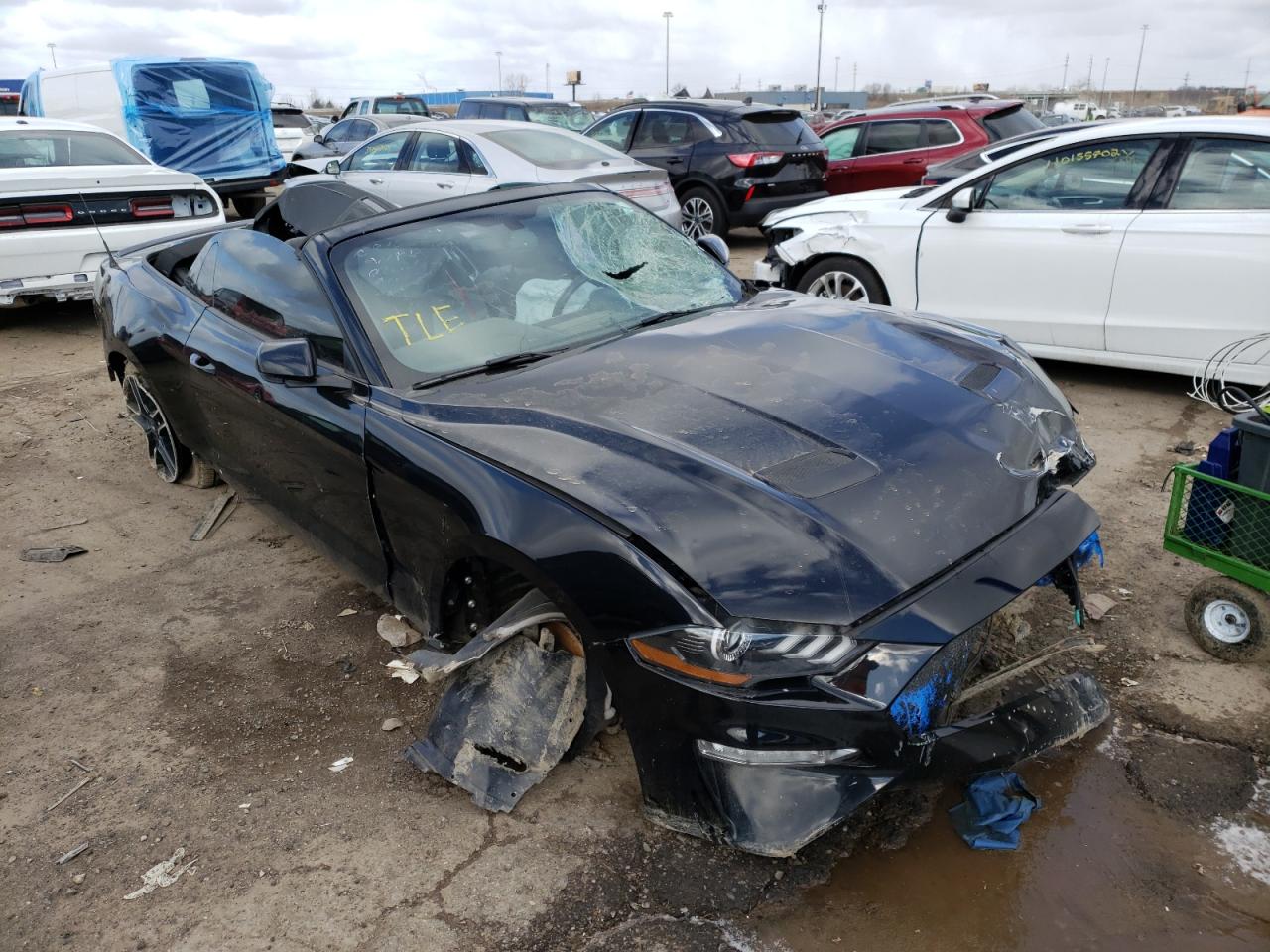FORD MUSTANG 2019 with VIN 1FATP8UHXK5162480 - Photo from auction