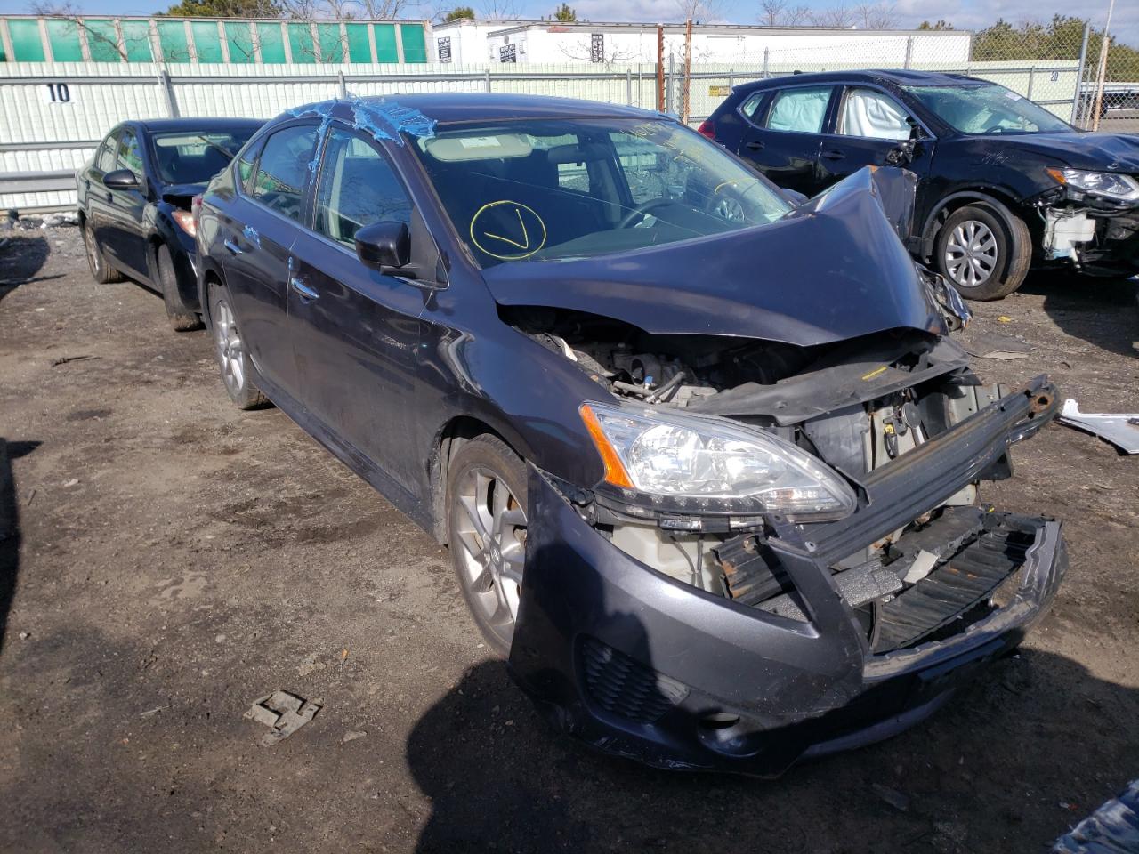 NISSAN SENTRA S 2013 with VIN 3N1AB7AP9DL732786 - Photo from auction