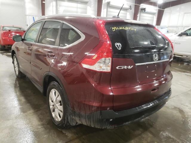 Photo 3 from auction – 2012 HONDA CR-V EXL with VIN 5J6RM4H73CL080475