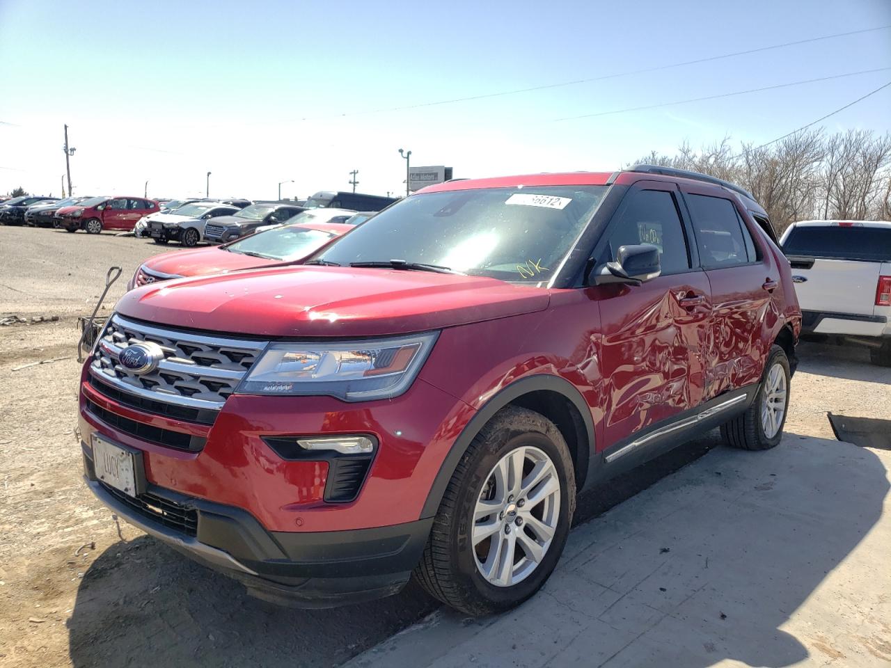 Photo 2 from auction – 2018 FORD EXPLORER X with VIN 1FM5K8D82JGB69424