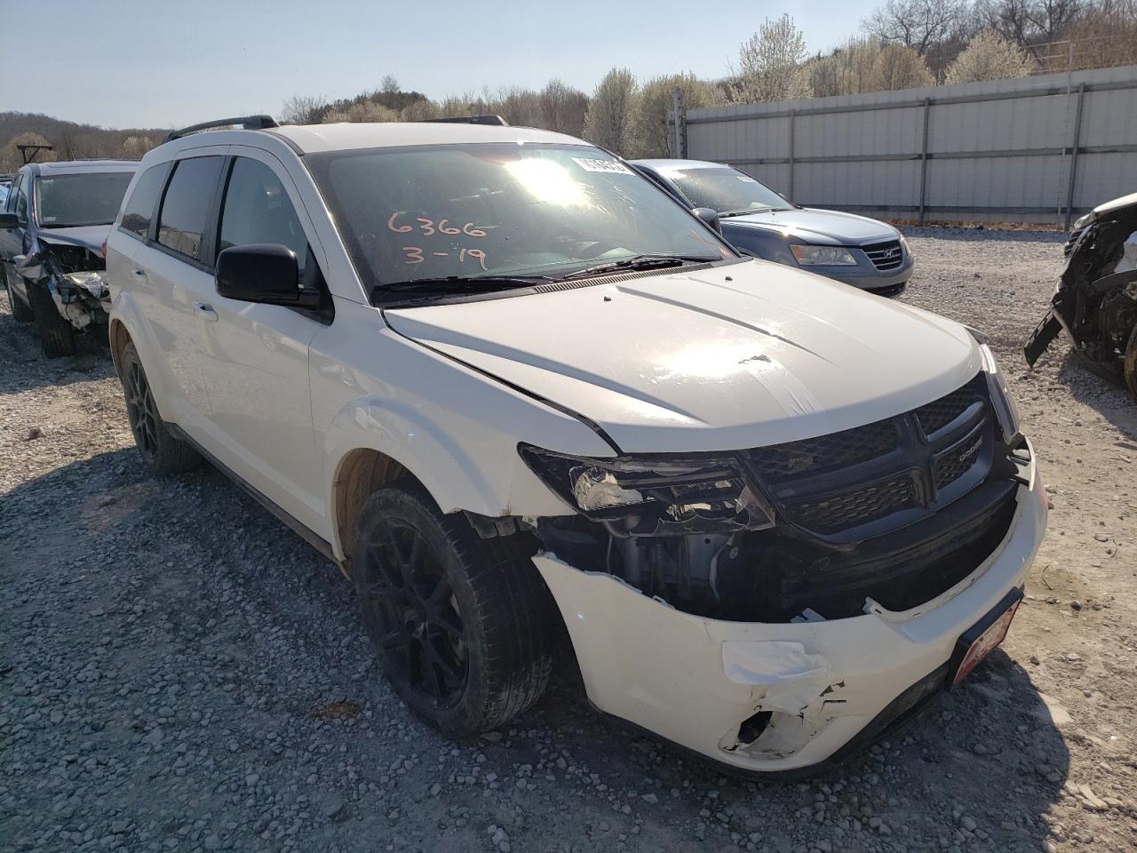 DODGE JOURNEY SX 2014 with VIN 3C4PDCBB8ET186366 - Photo from auction