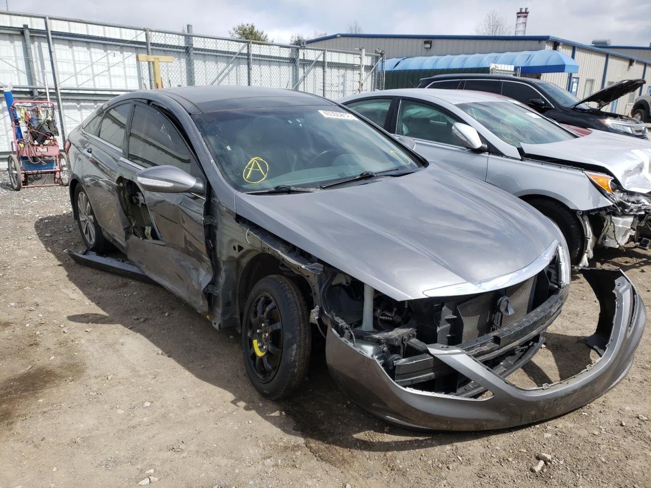 HYUNDAI SONATA SE 2014 with VIN 5NPEC4AC6EH892861 - Photo from auction