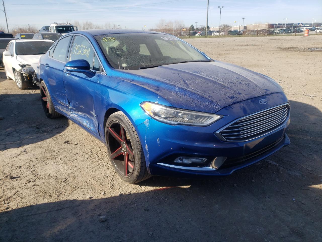 FORD FUSION TIT 2018 with VIN 3FA6P0RU3JR246799 - Photo from auction