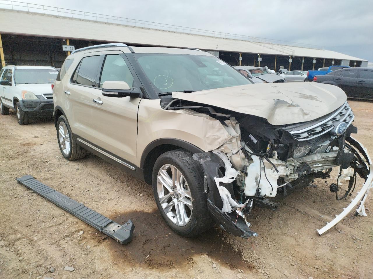 FORD EXPLORER L 2017 with VIN 1FM5K7F87HGE24649 - Photo from auction